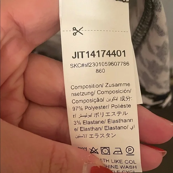 SHEIN Black and White Houndstooth Mini Dress - Picture 5 of 5